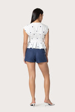 Lusana Tailor Linen Short in Indigo Navy