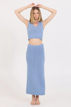 One Grey Day Oak Skirt in Denim