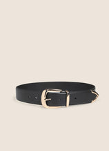 Favorite Daughter The Margaret Belt in Black Polished Gold