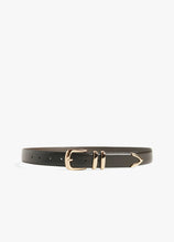 Favorite Daughter The Jordan Belt in Dark Brown Gold