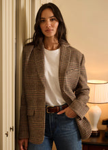 Favorite Daughter The Dean Blazer in Brown Glen Plaid