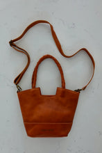 Lauren Reed Mini Carmen Leather Crossbody Bag in Rustic Tan