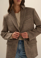 Favorite Daughter The Dean Blazer in Brown Glen Plaid