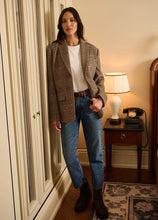 Favorite Daughter The Dean Blazer in Brown Glen Plaid