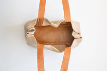 Lauren Reed Paloma Tote in Cream Nubuck Leather
