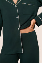 Eberjey Gisele Pine Long PJ Set