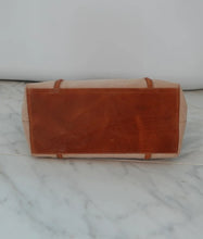 Lauren Reed Paloma Tote in Cream Nubuck Leather