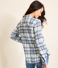 Tommy Bahama Blue Plaid Flannel