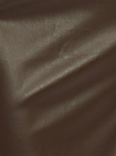 LBLC Toby Faux Leather Blazer in Maple Brown