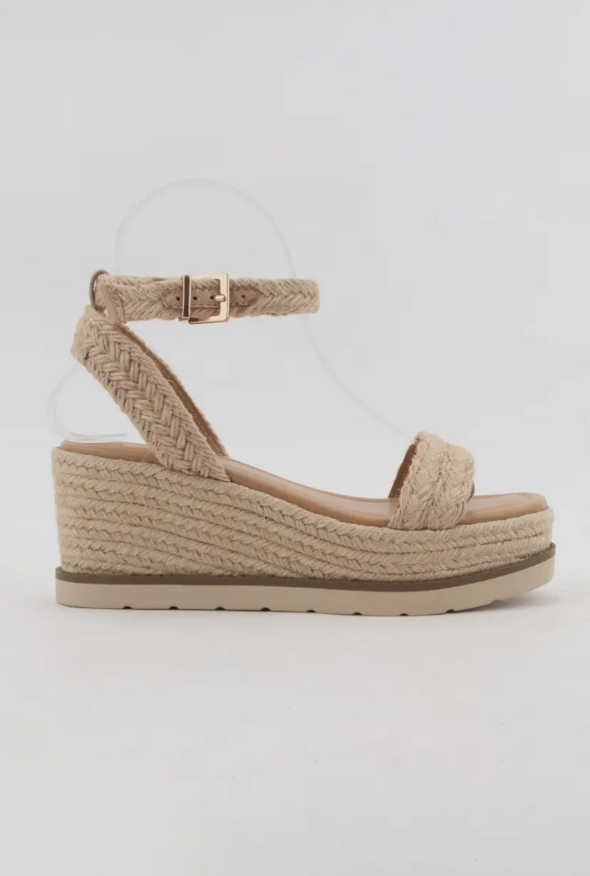 Platform Jute Espadrille Wedge