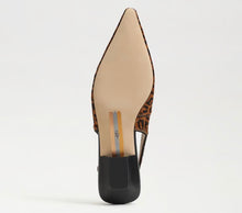 Sam Edelman Netty Slingback Flat in Leopard Print Brahma Hair