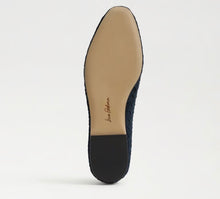 Sam Edelman Ruthie Woven Ballet Flat in Oasis Navy Suede
