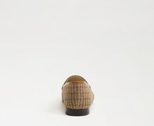 Sam Edelman Loraine Bit Loafer in Honey Multi Tweed Fabric