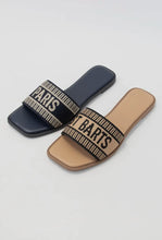 St Barts Beige/Black Slide