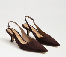 Sam Edelman Bianka Slingback Pump in Cafe Noir Suede
