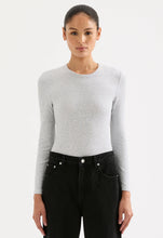 Nude Lucy Grey Organic Cotton Rib LS Tee