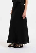 Nude Lucy Black Amani Linen Skirt