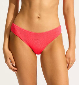 Seafolly Sea Dive Snapdragon Pink Hipster Bottom