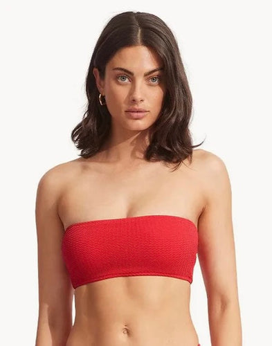 Seafolly Sea Dive Chilli Red Tube Top