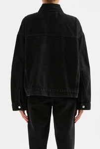 Nude Lucy Washed Black Denim Jacket