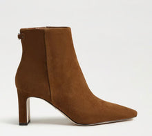 Sam Edelman Saige Ankle Bootie in Warm Nutmeg Suede
