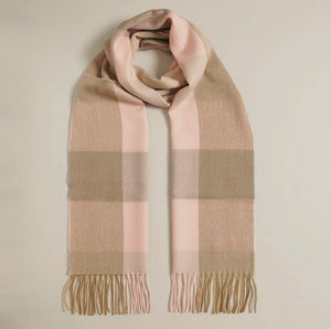 Pink Plaid Softest Muffler Scarf