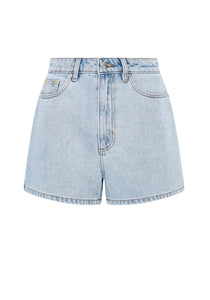 Nude Lucy Organic Light Wash Denim Mom Shory