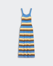 Guest In Residence Palazzo Dress in Delft Blue Combo