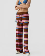 Guest In Residence Palazzo Pant in Burnt Sienna Combo