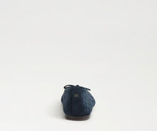 Sam Edelman Ruthie Woven Ballet Flat in Oasis Navy Suede