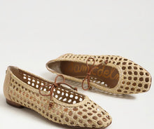 Sam Edelman Marcie Ballet Flat in Bleached Beechwood Weave