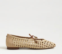 Sam Edelman Marcie Ballet Flat in Bleached Beechwood Weave