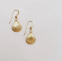 Seashell Dangle Earring Gold