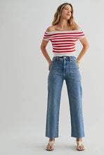 Just Black Denim Medium Wash Utility Pocket Jean