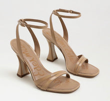 Sam Edelman Junie Strappy Sandal in Sienna Tan Patent Leather