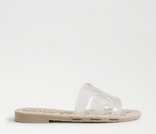 Sam Edelman Bay Jelly Slide Sandal in Clear/Sand Jelly