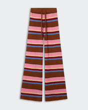 Guest In Residence Palazzo Pant in Burnt Sienna Combo