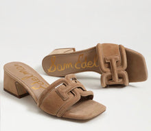 Sam Edelman Waylon Slide Sandal in Cyprus Tan Suede