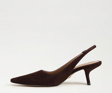 Sam Edelman Bianka Slingback Pump in Cafe Noir Suede