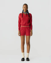 Guest In Residence Cashmere Blend Runner Short in Scarlet