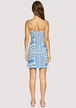 Lost + Wonder Daydream Vista Mini Dress in Blue Ivory