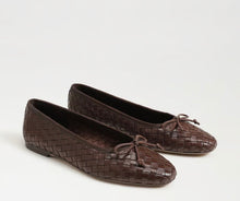 Sam Edelman Ruthie Woven Ballet Flat in Terazzo Brown Leather