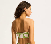Seafolly Reversible Tube Top Sage Print Bikini