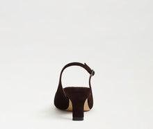 Sam Edelman Bianka Slingback Pump in Cafe Noir Suede