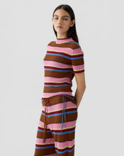 Guest In Residence Palazzo Top in Burnt Sienna Combo
