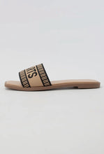 St Barts Beige/Black Slide