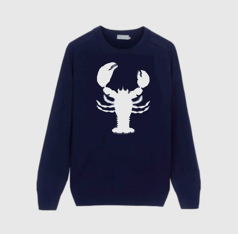 White Lobster Sweater