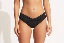 Seafolly Black Bandeau Twist Bikini