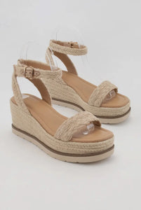 Platform Jute Espadrille Wedge