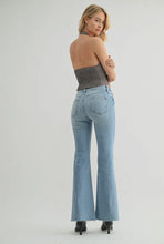 Just Black Denim Light Wash Straight Bootcut Mid Rise Jean